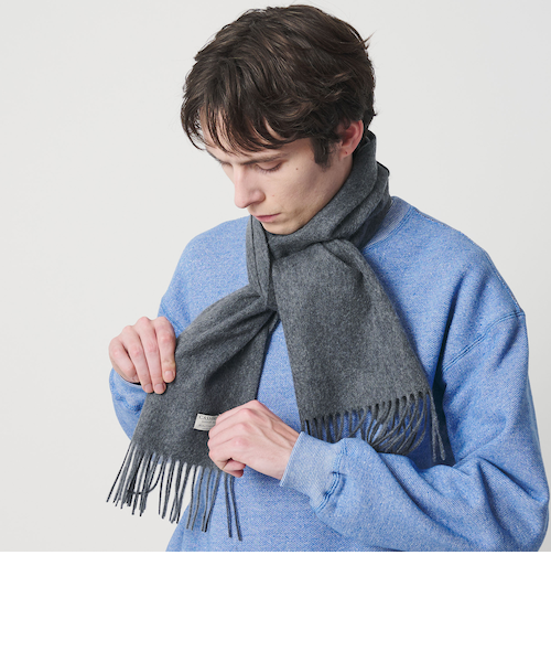 ユナイテッドアローズ　カシミヤ100% マフラー カシミヤ 100 パネル マフラー