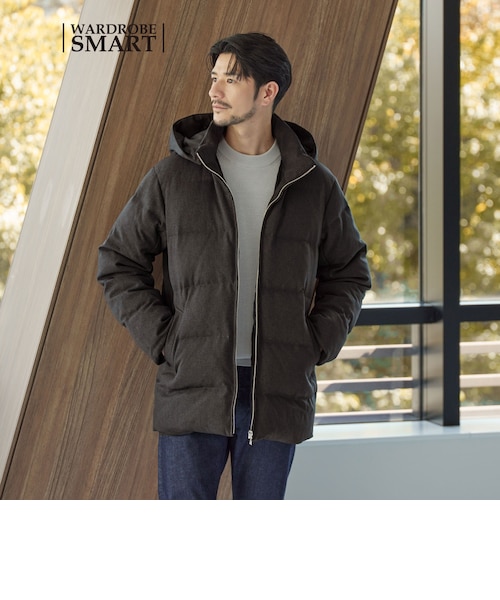 WEB限定 WARDROBE SMART】LANATEC 2WAY ダウンジャケット