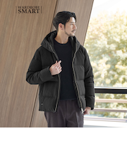【WEB限定 WARDROBE SMART】LANATEC フード ダウンジャケット