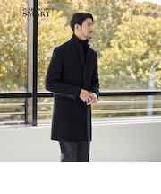 【WEB限定 WARDROBE SMART】PE メルトン チェスターコート