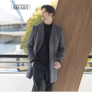 【WEB限定 WARDROBE SMART】PE メルトン チェスターコート
