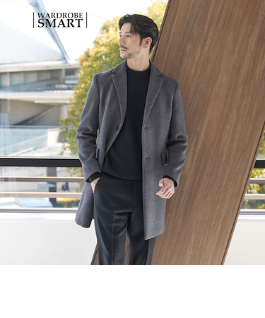 【WEB限定 WARDROBE SMART】PE メルトン チェスターコート