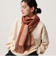 【別注】<Eds Cashmere>カシミヤ リバーシブル マフラー