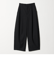 毛ポリエステル カーブパンツ ウォッシャブル