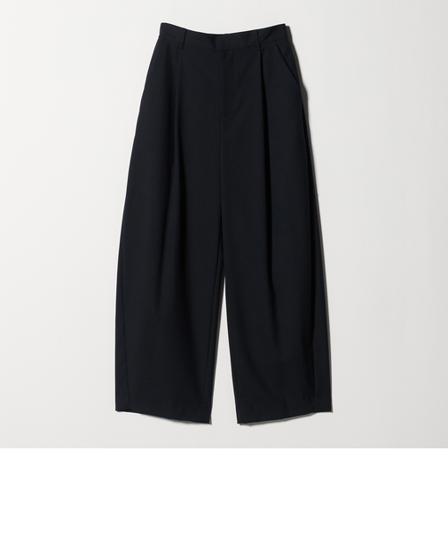 毛ポリエステル カーブパンツ ウォッシャブル