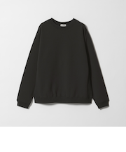 クレープ フリース クルーネック スウェット