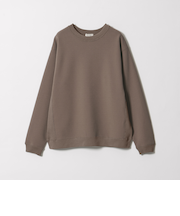 クレープ フリース クルーネック スウェット