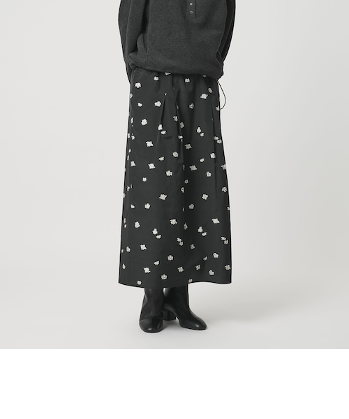 フラワージャガード スカート ウォッシャブル｜ビューティー＆ユース