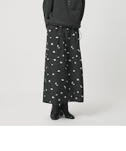 フラワージャガード スカート ウォッシャブル