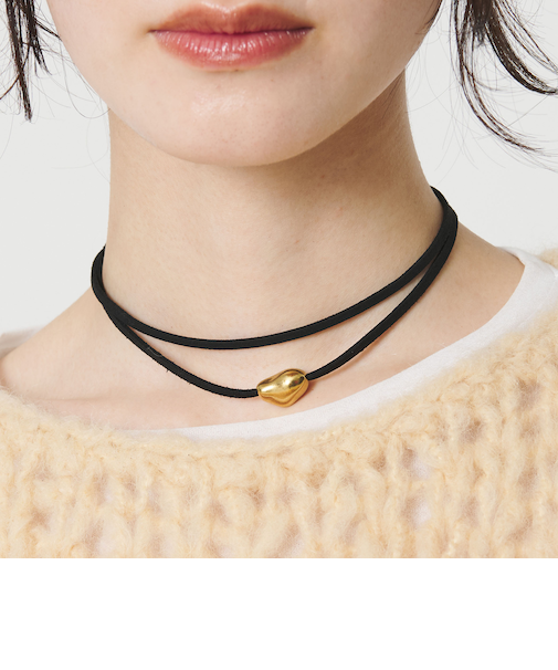 メタル ユニーク ダブル チョーカー