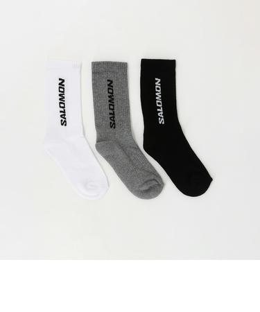 ＜Salomon＞EVERYDAY CREW 3P ソックス
