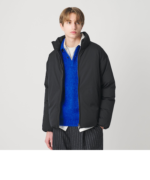 BEAUTY&YOUTH 小松マテーレ スタンドカラーダウン 黒 小松マテーレ スタンドカラー ダウンジャケット -700FP 撥水機能