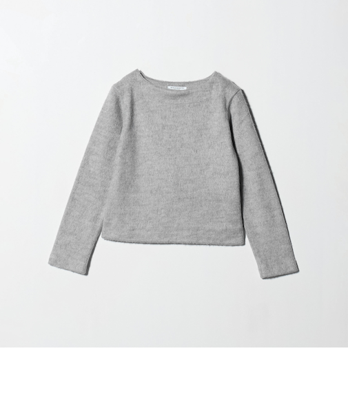 シャギー ボートネックプルオーバー ウォッシャブル