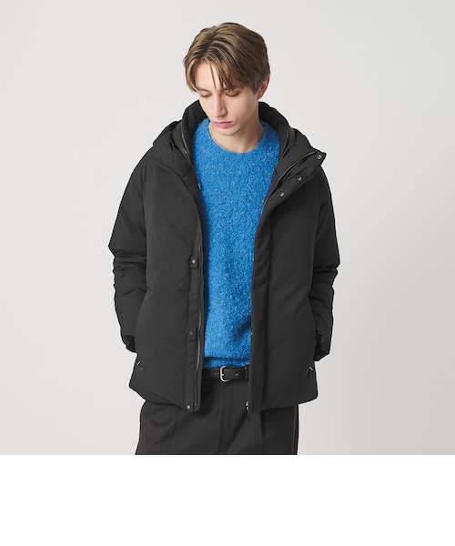 【美品】B＆Yユナイテッドアローズ 小松マテーレリラックスフードダウンジャケット 小松マテーレ リラックス フード ダウンジャケット 700FP 撥水機能