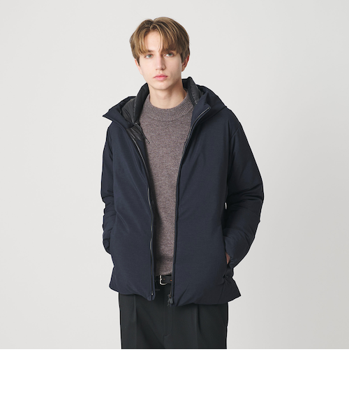 小松マテーレ シャンブレー フード ダウンジャケット 700FP 撥水機能