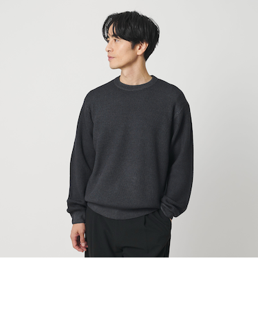 フェード アゼ クルーネック ニット 手洗い可能