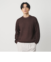 フェード アゼ クルーネック ニット 手洗い可能