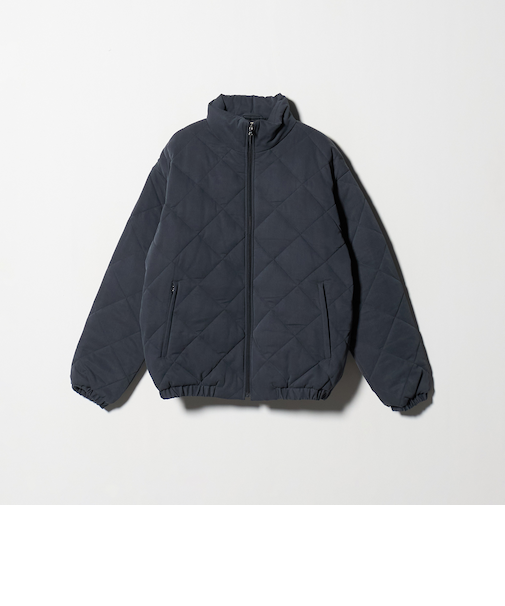 ピーチスキン キルティング ブルゾン