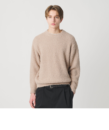 ITLIAN プードル クルーネック ニット