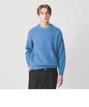 ITLIAN プードル クルーネック ニット