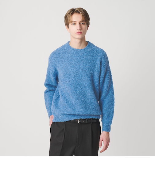 ITLIAN プードル クルーネック ニット