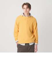 ITLIAN プードル クルーネック ニット