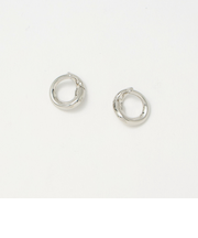 メタル プレーン サークル イヤリング