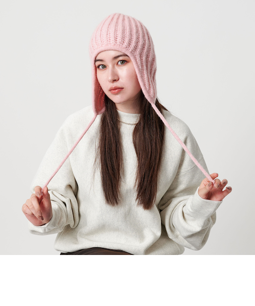 2WAY イヤー ニットキャップ