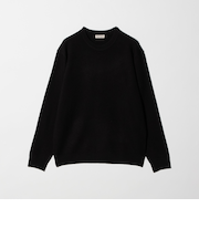 ウォッシャブルウール ツイル クルーネック ニット 手洗い可能