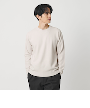 ウォッシャブルウール ツイル クルーネック ニット 手洗い可能