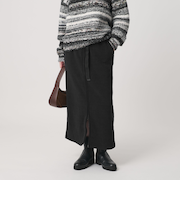 ＜THOUSAND MILE＞フリース ジップスカート