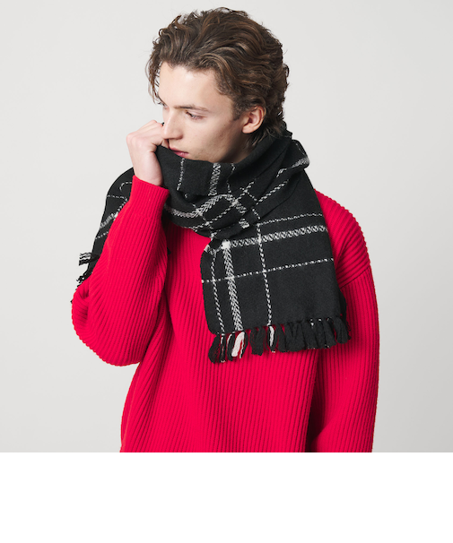 カシミヤ ブークレ マフラー