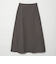 毛ポリエステル フランネル プレスフレアスカート