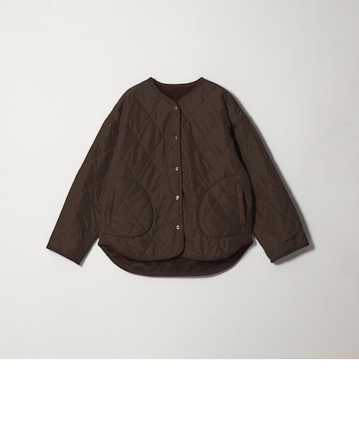 【WEB限定】キルティング×フェイクファー リバーシブルブルゾン