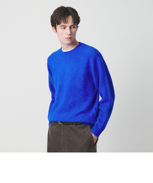 エアシャギー アルパカ クルーネック ニット｜ビューティー＆ユース