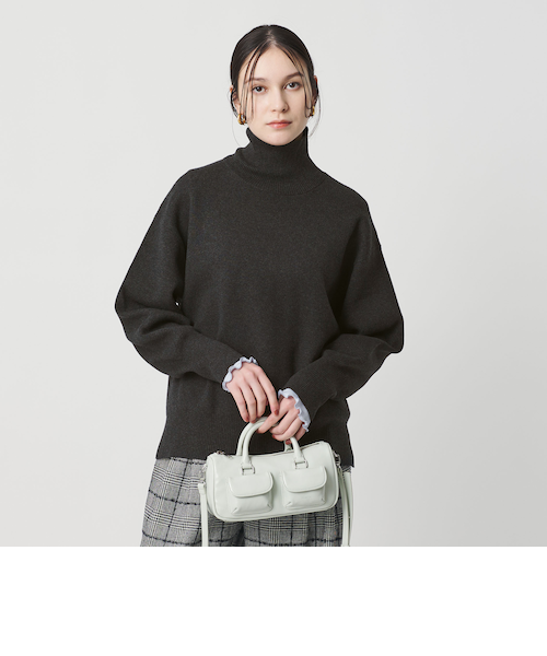 未使用✨ビューティーアンドユース ミラノリブタートルネックニットプルオーバー BEAUTY&YOUTH UNITED ARROWS（ビューティーアンドユースユナイテッド