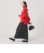 ミラノリブ タートルネック ニットプルオーバー ウォッシャブル