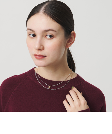 フラワーモチーフ 3WAY ネックレス