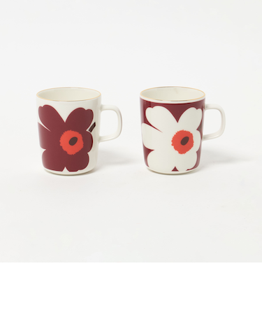 ＜marimekko＞JUHLA Unikko マグカップ/2P