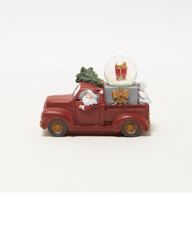 ＜COLOR AND SEASONS＞サンタ トラックライト スノードーム