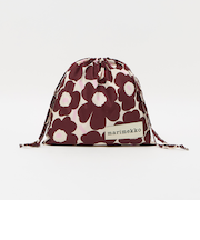 ＜marimekko＞Mini Unikko ドロストポーチ