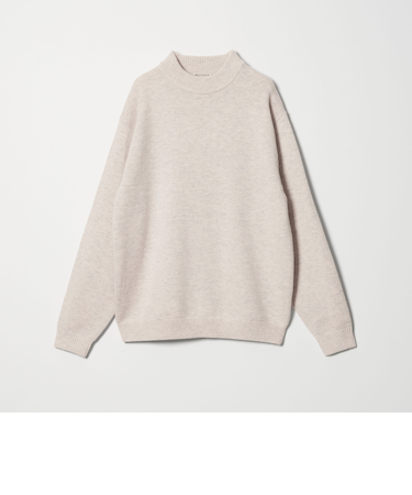 ウールカシミヤブレンド モックネック ニット