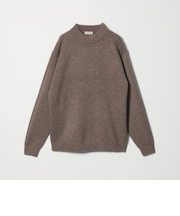 ウールカシミヤブレンド モックネック ニット