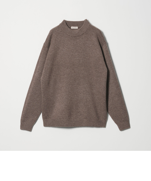 ウールカシミヤブレンド モックネック ニット