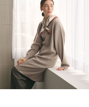 【WEB限定 Wardrobe DAILY MINIMAL】コクーンニットワンピース ウォッシャブル