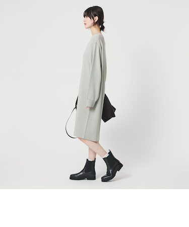【WEB限定 Wardrobe DAILY MINIMAL】コクーンニットワンピース ウォッシャブル