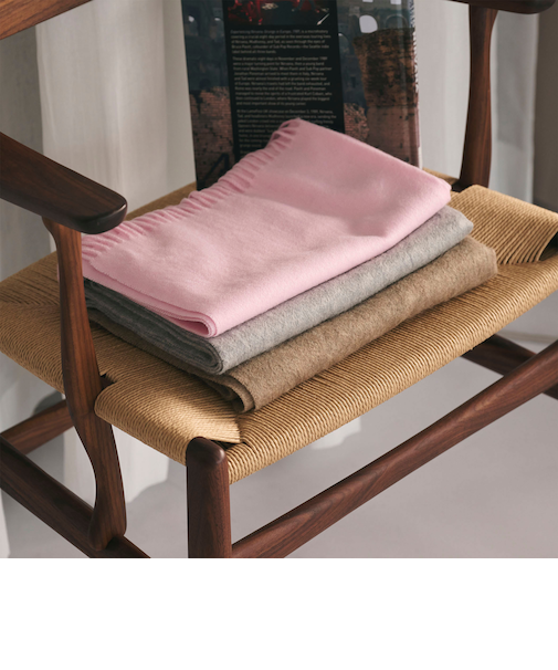 カシミヤ メランジ ストール