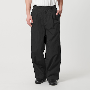 バックブラッシュド タフタ イージー パンツ