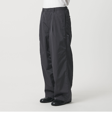 バックブラッシュド タフタ イージー パンツ