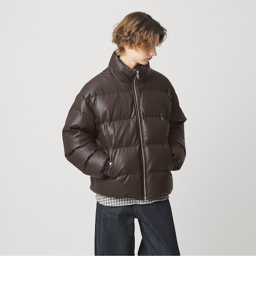 レザーライク ダウン ジャケット｜ビューティー＆ユース ユナイテッド